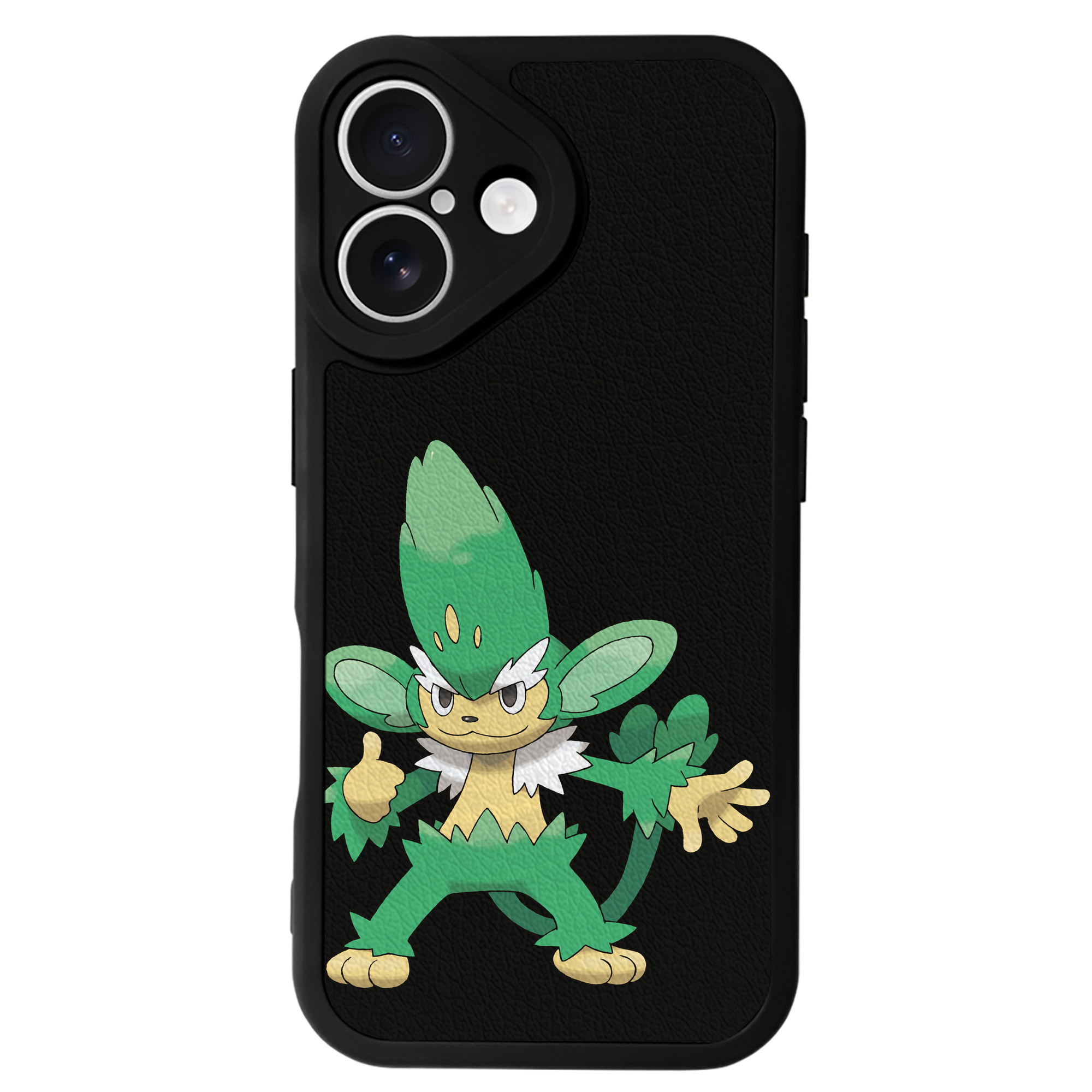 （画像用） ポケットモンスター Pokémon 【iPhone 16シリーズ対応】シリコンスマホケース（レザー調） 材質：シリコン